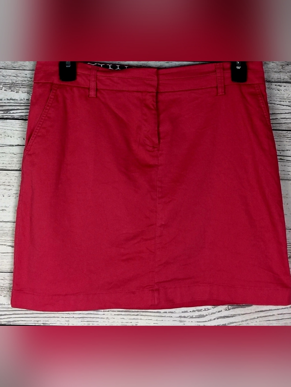 NWOT! CAMBRIDGE DRY GOODS WOMEN'S RED STRETCH PENCIL SKIRT SIZE 10